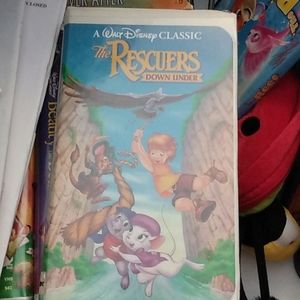 Walt Disney classic rescuers down under color 77 minutes. G rated. Vintage